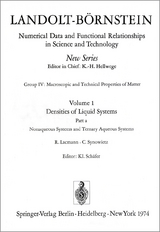Nonaqueous Systems and Ternary Aqueous Systems / Nichtwässerige Systeme und ternäre wässerige Systeme - R. Lacmann, C. Synowietz
