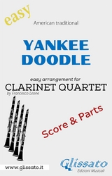 Yankee Doodle - Easy Clarinet Quartet (score & parts) - American Traditional