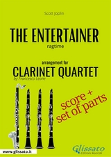 Clarinet Quartet: The Entertainer (score & parts) - Scott Joplin, Glissato Series Clarinet Quartet