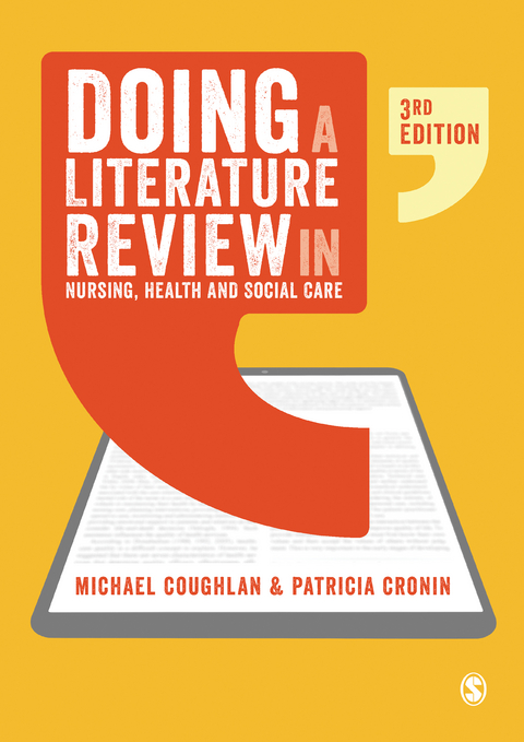 Doing a Literature Review in Nursing, Health and Social Care - Michael Coughlan, Patricia Cronin