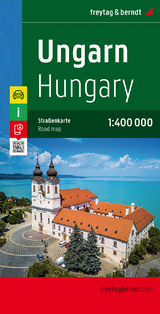 Ungarn, Autokarte 1:400.000, freytag & berndt - 