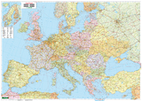 Europa politisch, Wandkarte 1:2.600.000, Magnetmarkiertafel, freytag & berndt