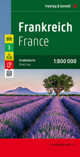 Frankreich, Autokarte 1:800.000 - 
