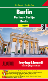 Berlin, Stadtplan 1:10.000, City Pocket + The Big Five - 