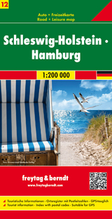 Schleswig-Holstein - Hamburg, Autokarte 1:200.000 - 