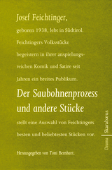 Der Saubohnenprozess und andere Stücke - Josef Feichtinger