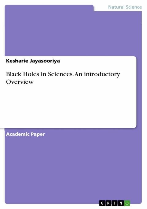 Black Holes in Sciences. An introductory Overview - Kesharie Jayasooriya
