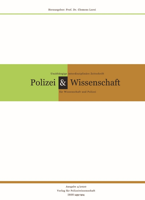 Zeitschrift Polizei & Wissenschaft - 