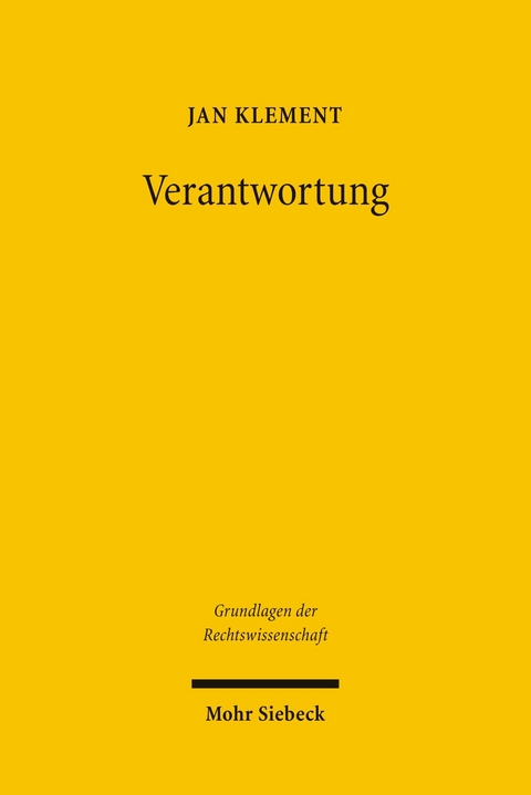 Verantwortung -  Jan Henrik Klement