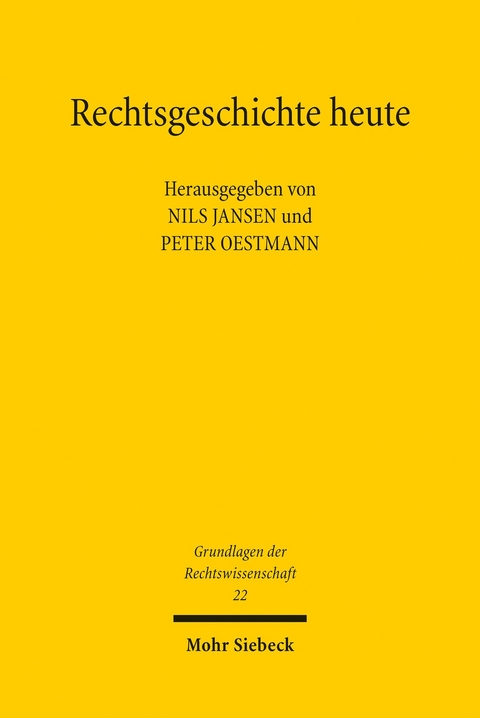 Rechtsgeschichte heute - 