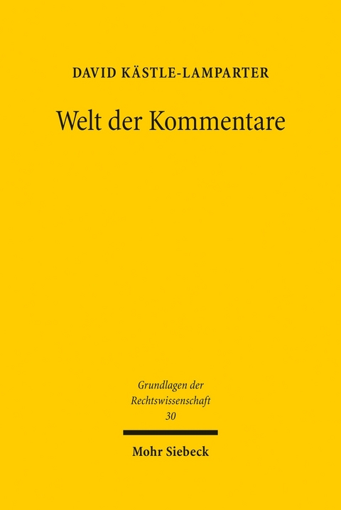 Welt der Kommentare -  David Kästle-Lamparter