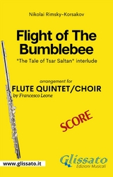 Score for Flute Quintet: Flight of The Bumblebee - Nikolai Rimsky Korsakov, a cura di Francesco Leone