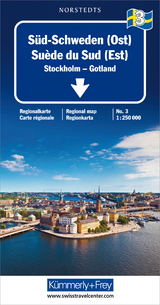 Süd-Schweden (Ost) Nr. 03 Regionalkarte Schweden 1:250 000
