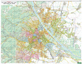 Wien, Wandplan 1:15.000, Magnetmarkiertafel, freytag & berndt