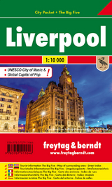 Liverpool, City Pocket, Stadtplan 1:10.000 - 