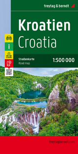 Kroatien, Autokarte 1:500.000 - Freytag-Berndt und Artaria KG