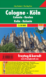 Köln, Stadtplan 1:10.000, City Pocket + The Big Five - 