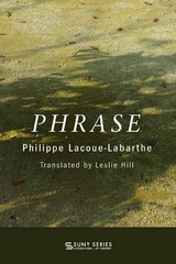 Phrase -  Philippe Lacoue-Labarthe
