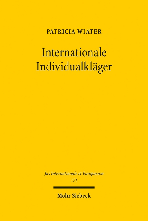 Internationale Individualkläger -  Patricia Wiater