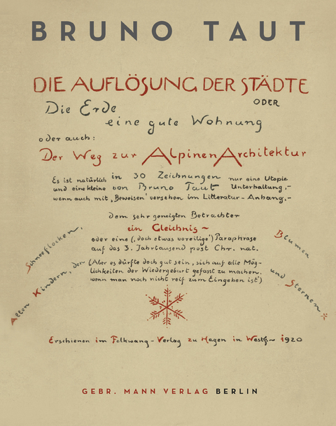 Die Auflösung der Städte - Bruno Taut