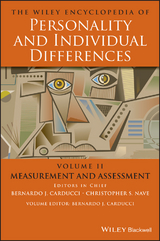 Wiley Encyclopedia of Personality and Individual Differences, Measurement and Assessment