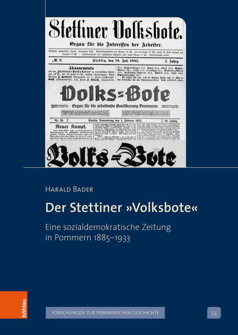 Der Stettiner »Volksbote« -  Harald Bader