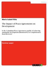 The Impact of Peace Agreements on Development - Marie Isabel Filitz