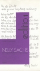 Nelly Sachs: Einführung in ihr Werk mit 30 Briefen und dem Prosatext "Leben unter Bedrohung"