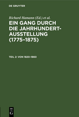 Von 1820–1860 - 