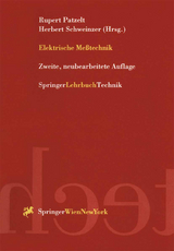 Elektrische Meßtechnik - Patzelt, Rupert; Schweinzer, Herbert