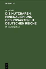 Die nutzbaren Mineralien und Gebirgsarten im Deutschen Reiche - W. Bruhns