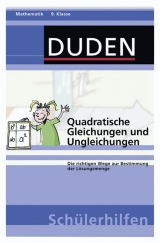 Quadratische Gleichungen und Ungleichungen - 