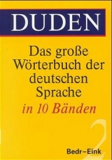 Duden - Das grosse Wörterbuch der deutschen Sprache / Duden - Das große Wörterbuch der deutschen Sprache in zehn Bänden - Band 2 - Wissenschaftlicher Rat der Dudenredaktion, Wissenschaftlicher