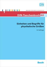 Einheiten und Begriffe für physikalische Größen - 