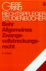 Allgemeines Zwangsvollstreckungsrecht - Johannes Behr