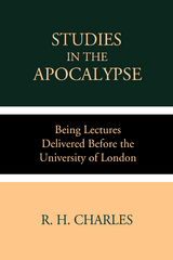 Studies in the Apocalypse - R. H. Charles