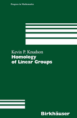 Homology of Linear Groups - Kevin P. Knudson