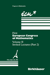 First European Congress of Mathematics Paris, July 6–10, 1992 - 