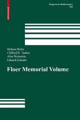 The Floer Memorial Volume - 