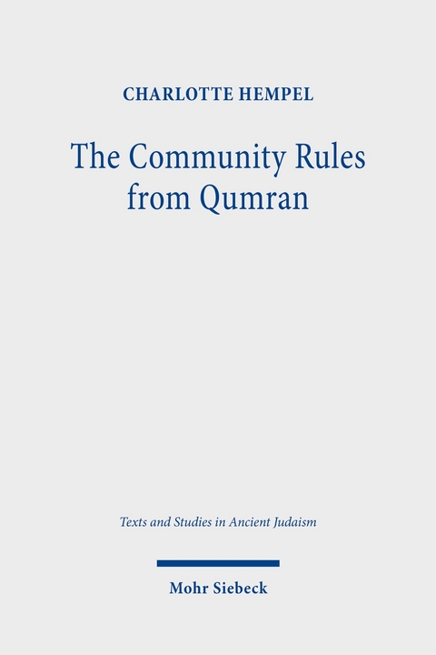 The Community Rules from Qumran -  Charlotte Hempel
