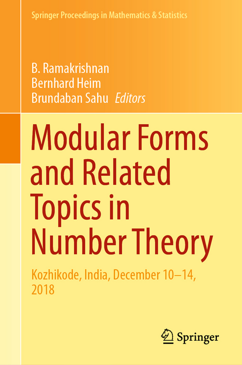 Modular Forms and Related Topics in Number Theory - 