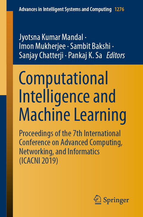 Computational Intelligence and Machine Learning - 