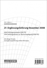 IDW Prüfungsstandards (IDW PS) IDW Stellungnahmen zur Rechnungslegung (IDW RS) - 