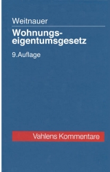 Wohnungseigentumsgesetz - Briesemeister, Lothar; Gottschalg, Wolfgang; Lüke, Wolfgang; Mansel, Heinz-Peter