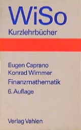 Finanzmathematik - Caprano, Eugen; Wimmer, Konrad