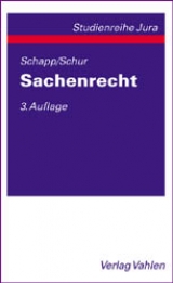 Sachenrecht - Jan Schapp