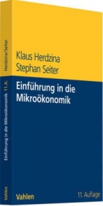 Einführung in die Mikroökonomik - Herdzina, Klaus; Seiter, Stephan