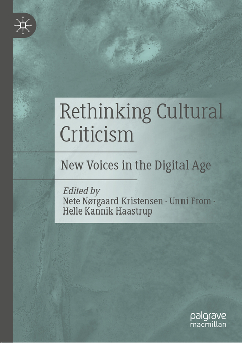 Rethinking Cultural Criticism - 