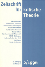 Zeitschrift für kritische Theorie / Zeitschrift für kritische Theorie, Heft 2 - 