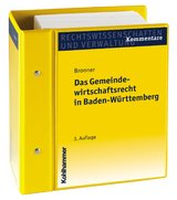 Das Gemeindewirtschaftsrecht in Baden-Württemberg - Otto Bronner, Eric Friedl, Peter Glinder, Peter Schäfer, Martin Schelberg